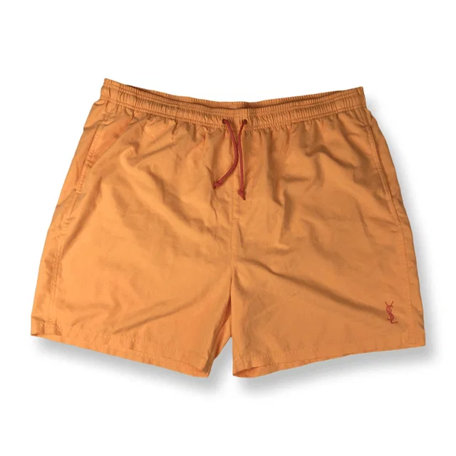 Logo YVES Saint Laurent Shorts Swim Summer in orange from Grailed