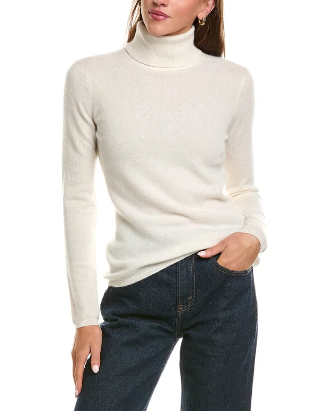 InCashmere Basic Turtleneck 100% Cashmere Sweater, image 1 of 1 from Gilt