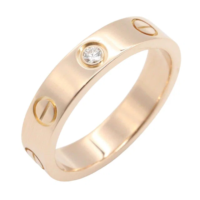 Cartier Mini Love Au750 Diamond Ring Size 9 from LuxUness