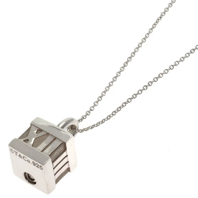 Tiffany & Co. Atlas Cube Necklace from The Reluxe