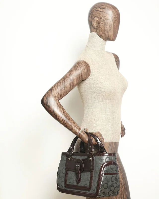 Celine C Macadam Boogie Bag in Canvas from A Retro Tale, photo 11 of 12