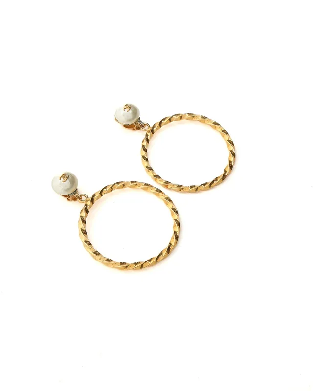 Chanel Coco Mark Clip-on Earrings from A Retro Tale, photo 2 of 4