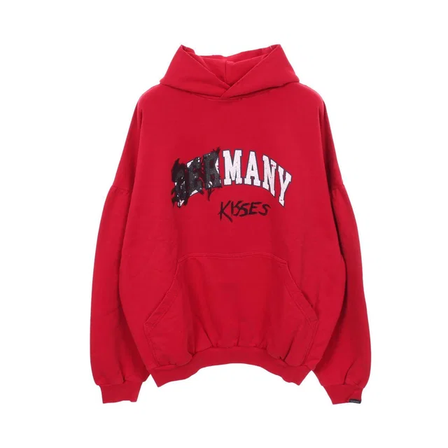 Balenciaga Many Kisses Cotton Hoodie from LuxUness
