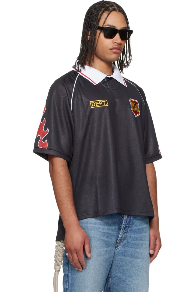Gallery Dept. Black Japan Jersey, photo 2 of 4 from SSENSE