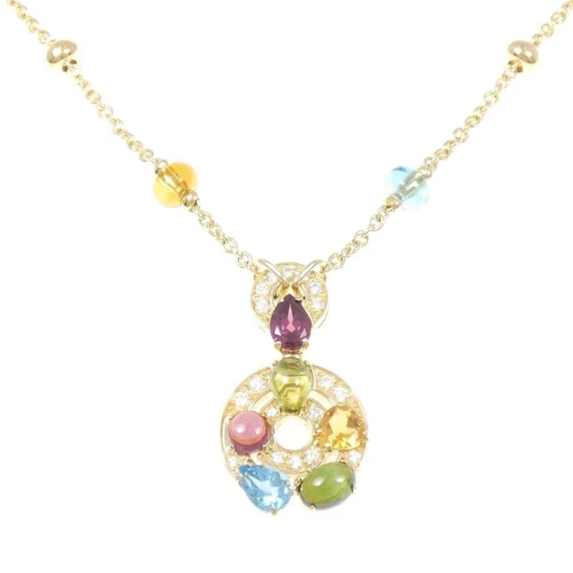 Bvlgari Astrale Cerchi 750 Yellow Gold Necklace in Yellow from LuxUness