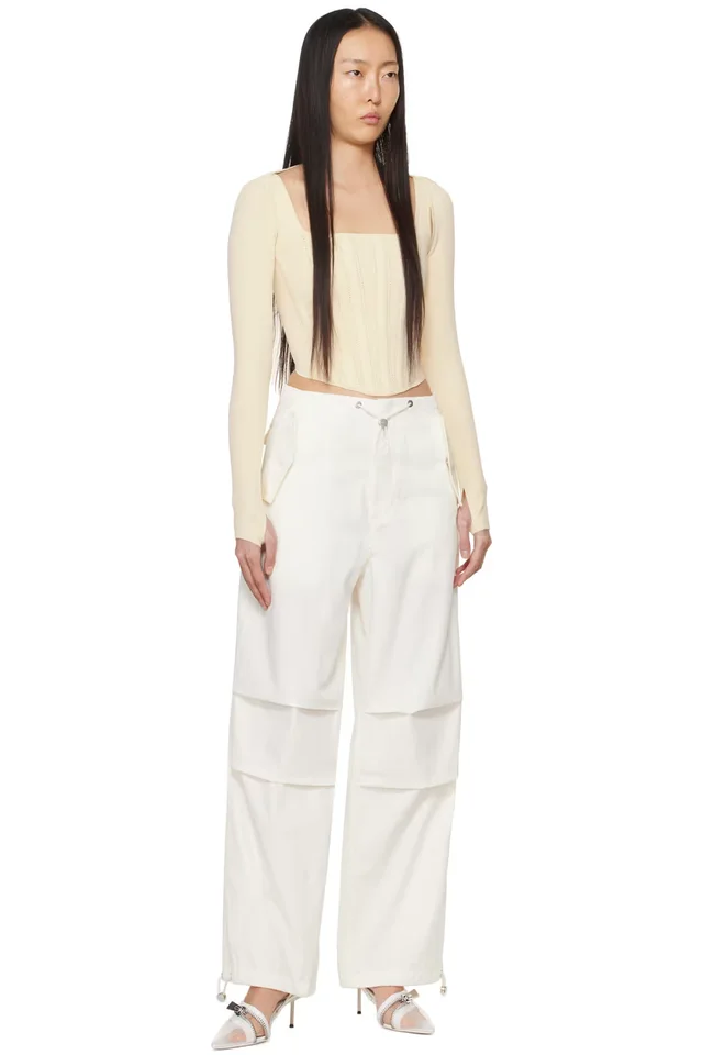 Dion Lee Off-White Parachute Trousers, photo 4 of 4 from SSENSE
