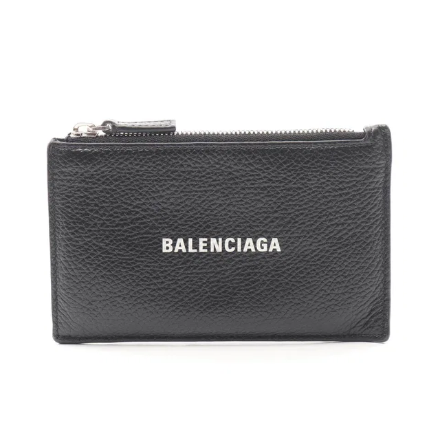 Balenciaga Cash Large Long Leather Card Holder in Leather from LuxUness