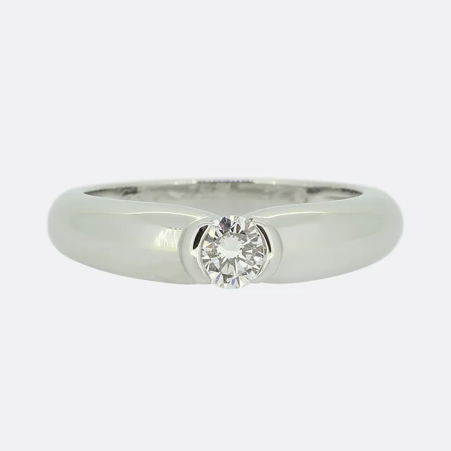 Cartier 0.30 Carat Diamond Solitaire Ring from The Vintage Jeweller