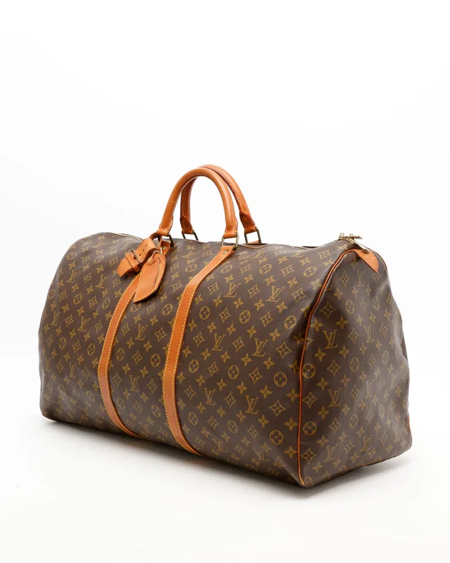 Louis Vuitton Monogram Keepall 60 Weekend Bag in Coated canvas from A Retro Tale, photo 2 of 13