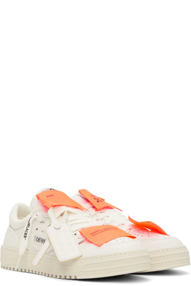 Off-White White Low Top 3.0 Off Court Sneakers, photo 4 of 4 from SSENSE
