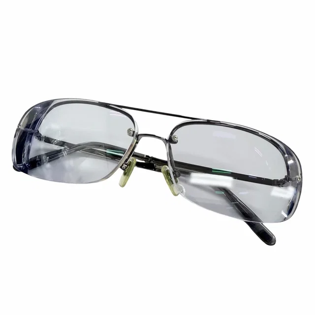 Louis Vuitton Socore Damier Two Bridge Sunglasses Gunmetal Clear Gray in Grey from The Reluxe