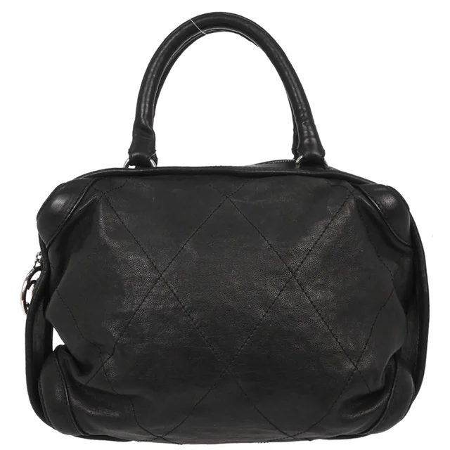 Chanel 2005-2006 Black Calfskin Wild Stitch Handbag in Black Calfskin from AMORE Vintage Tokyo