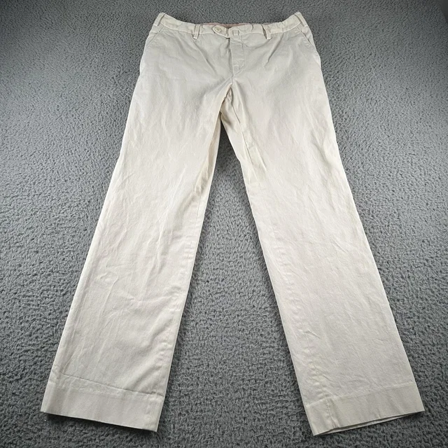 Loro Piana Chino Pants Mens 50 Eu 31x30 White Classic Straight Leg Casual Italy in white from Poshmark