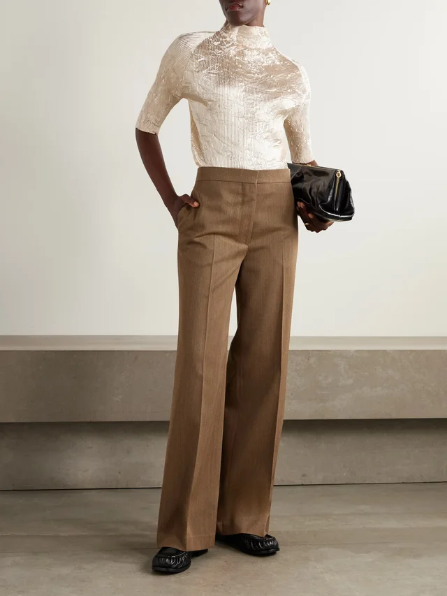 FFORME Agel wool wide-leg pants in Beige, photo 2 of 2 from NET-A-PORTER (Canada)