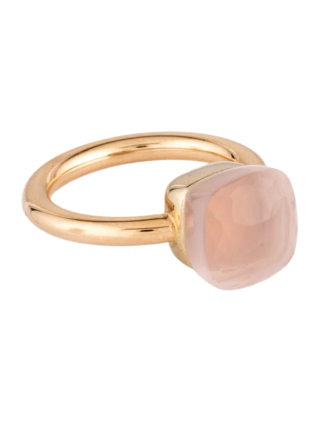 Pomellato 18K Rose Quartz Nudo Classic Ring in multicolor from The RealReal