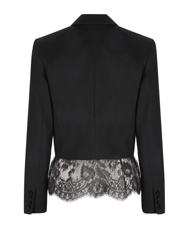 Zimmermann Valiant Lace Cropped Blazer, photo 2 of 4 from SENSER