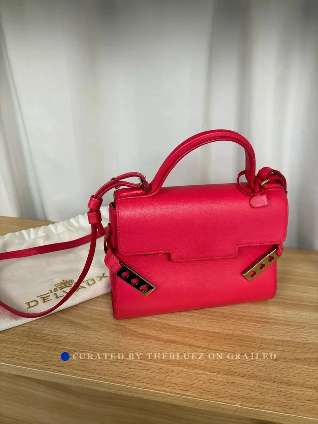 Delvaux Tempete Small Shoulder Crossbody Bag in red from Grailed, photo 1 of 1