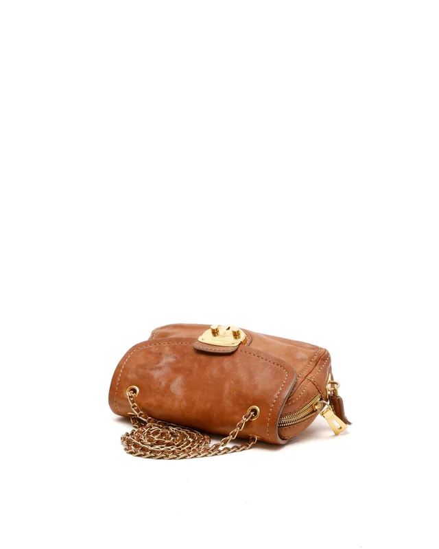 Prada Glacé Cammeo Chain Bag in Leather from A Retro Tale, photo 4 of 11