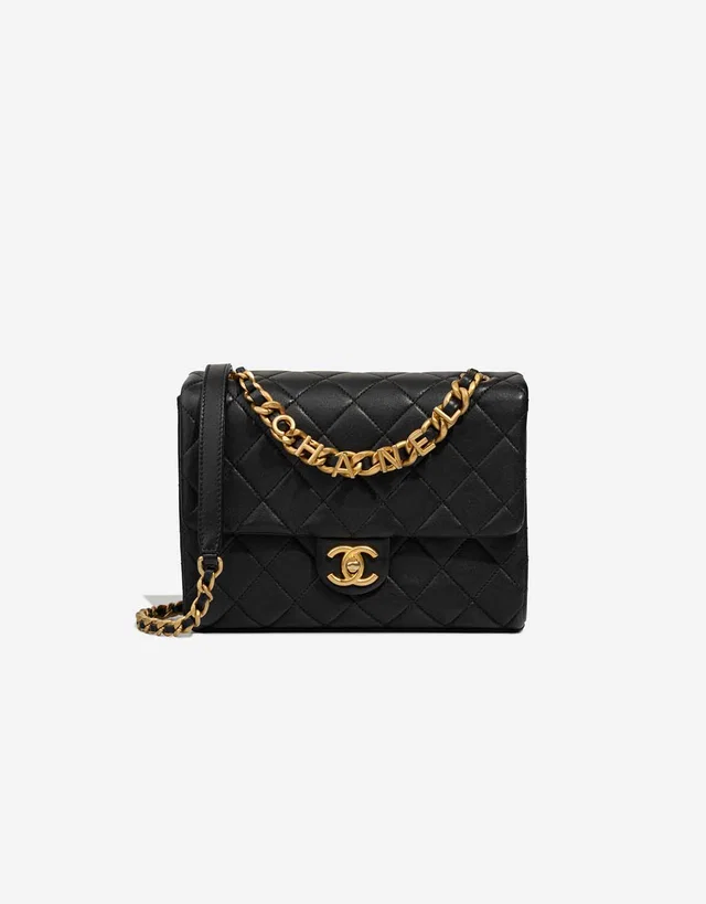 Chanel Timeless Small Lamb Black in Black Lambskin from SACLÀB