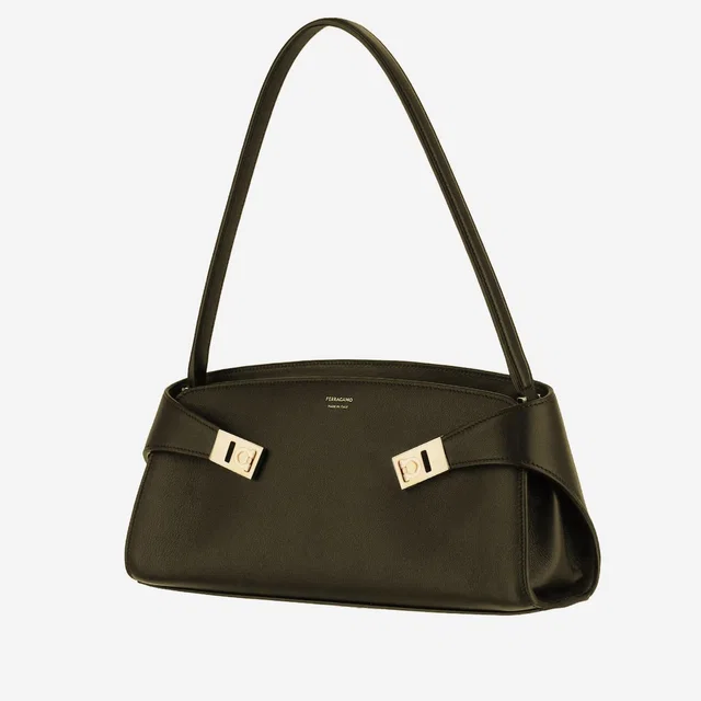 Ferragamo Hug Shoulder Bag — Green Leather in Green Leather from HEWI