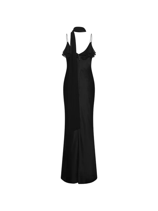 ROTATE satin maxi gown, photo 2 of 6 from SENSER