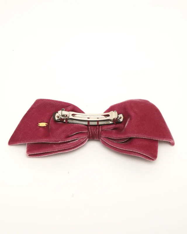 Chanel Velour Ribbon Hair Clip from A Retro Tale, photo 4 of 4