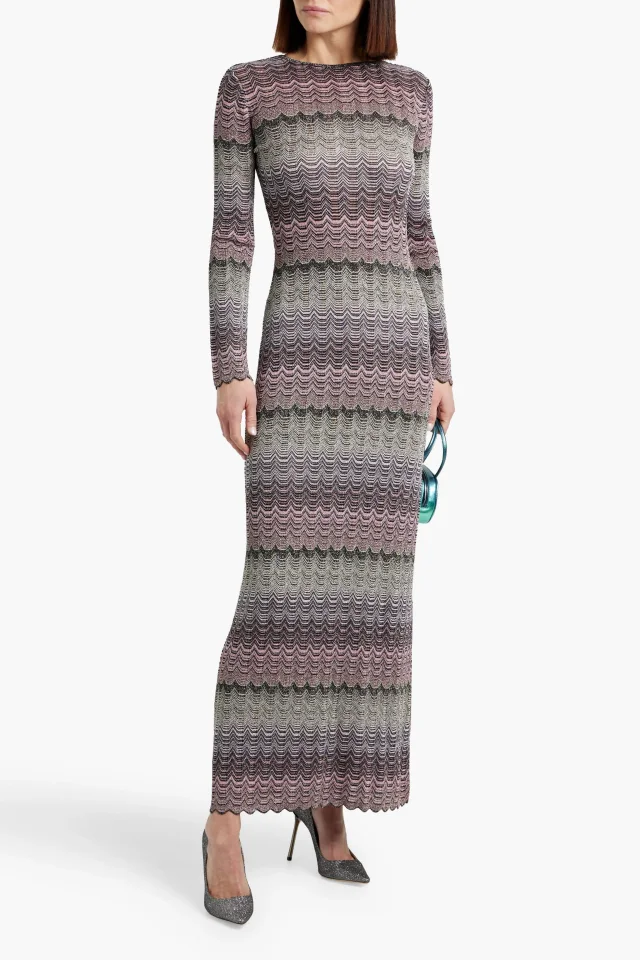 Missoni Cutout Metallic Crochet-Knit Maxi Dress, photo 2 of 4 from THE OUTNET