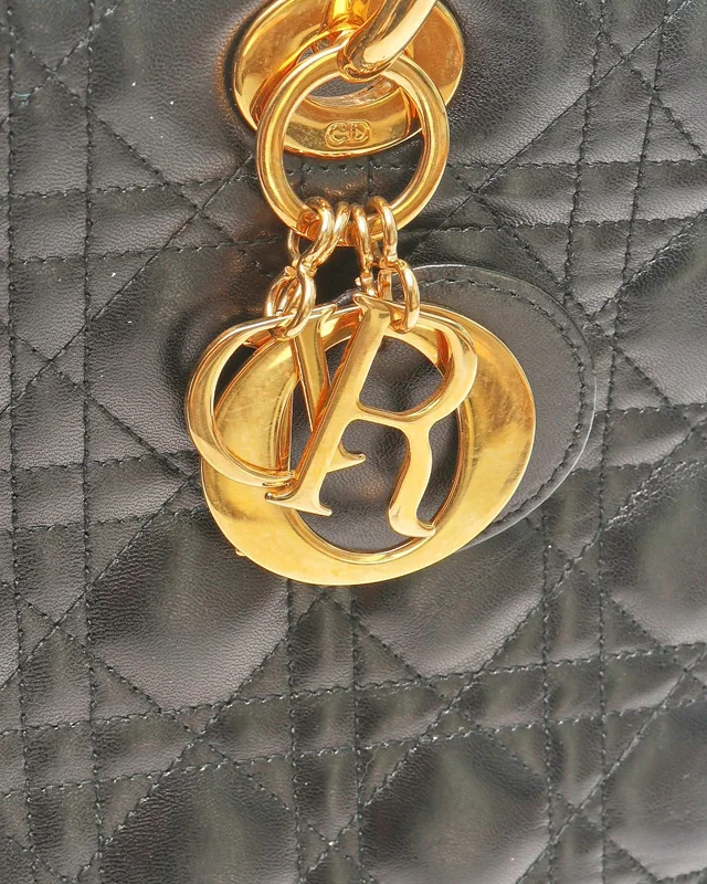 Large Lady Dior Bag in Leather from A Retro Tale, photo 6 of 11