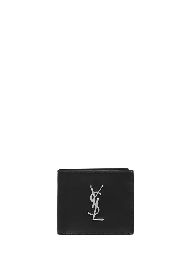 Saint Laurent Monogram Calfskin Wallet — Black & Cardholders in Black Calfskin from HEWI
