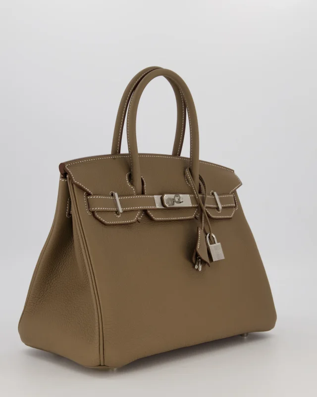 Hermès Birkin 30 Retourne Bag in Taupe Togo leather from Sellier, photo 3 of 20