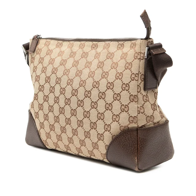 Beige Gucci GG Canvas Crossbody in Beige Canvas from Designer Revival, photo 2 of 2