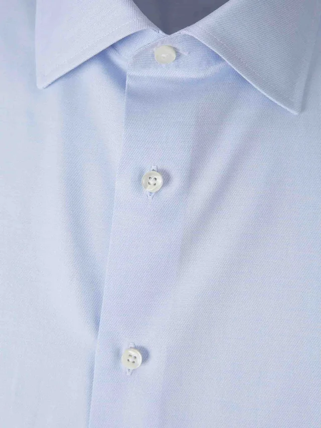 Canali Long Sleeved Plain Shirt, photo 3 of 4 from SENSER