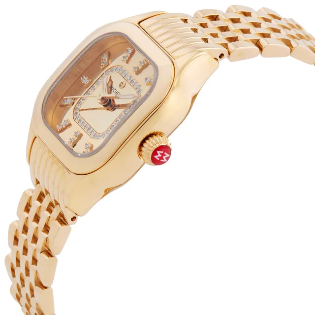 Michele Meggie Gold-tone Dial Ladies Watch MWW33B000013, photo 2 of 3 from Jomashop