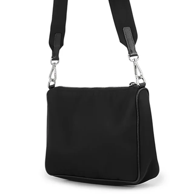 Prada Re-Nylon Shoulder Bag Black2VH113_2DMH_F0002_V_XOP Nylon Saffiano LeatherLeather in Saffiano leather from GALLERY RARE, photo 2 of 17