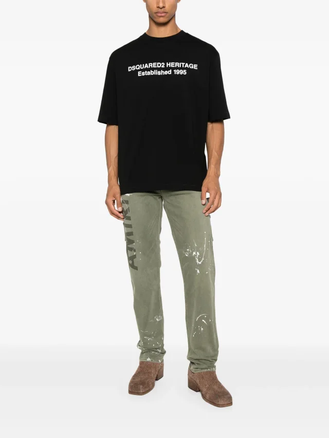 DSQUARED2 loose fit heritage T-Shirt, photo 2 of 2 from FARFETCH