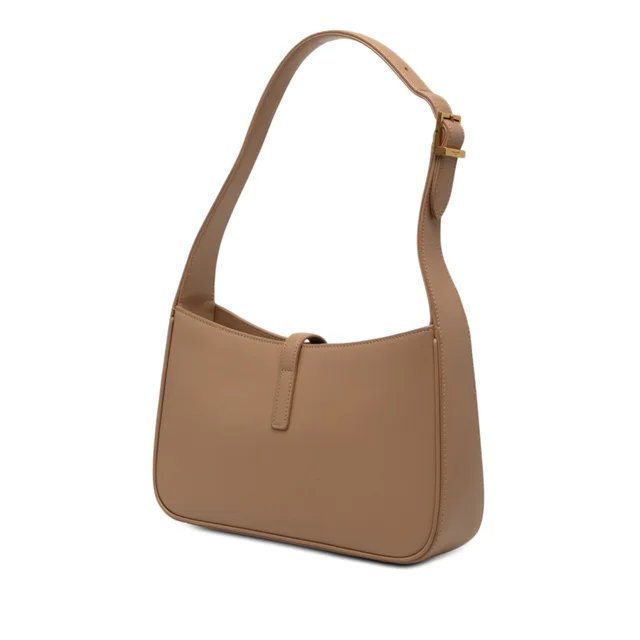 Brown Saint Laurent Smooth Calfskin Le 5 a 7 Shoulder Bag in Brown Calfskin from Designer Revival, photo 2 of 2