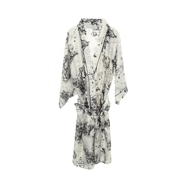 Dior Dress Chez Moi Zodiac Dressing Gown Silk Wrap in Silk from The Reluxe