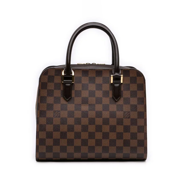 Brown Louis Vuitton Damier Ebene Triana Handbag in Brown Canvas from Designer Revival, photo 1 of 1