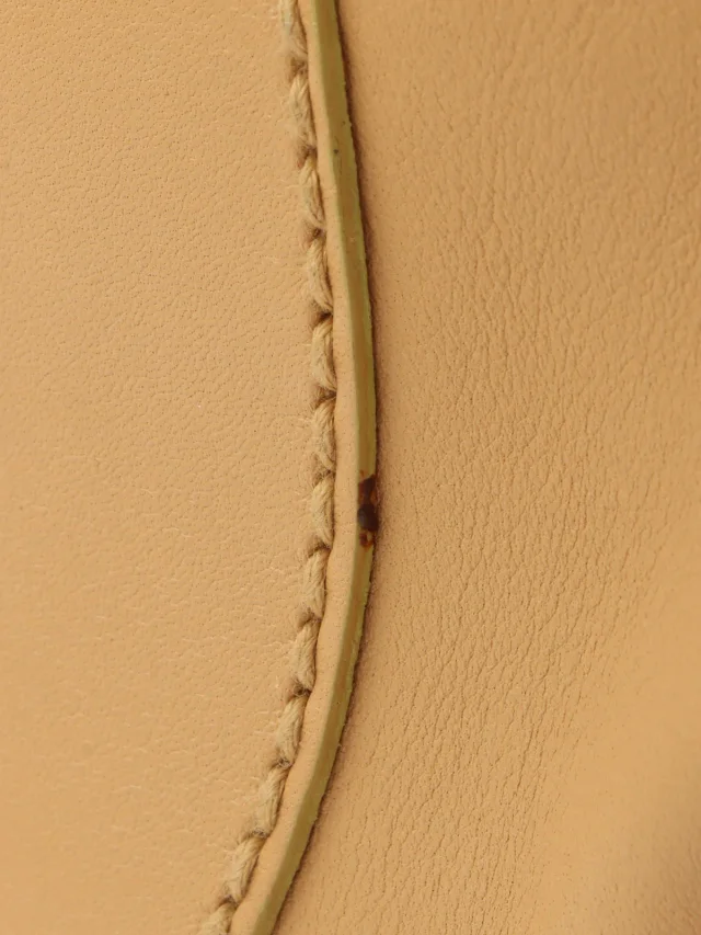 Chanel Around 2004 CC logo stitch handbag Beige from VINTAGE QOO TOKYO, photo 13 of 14