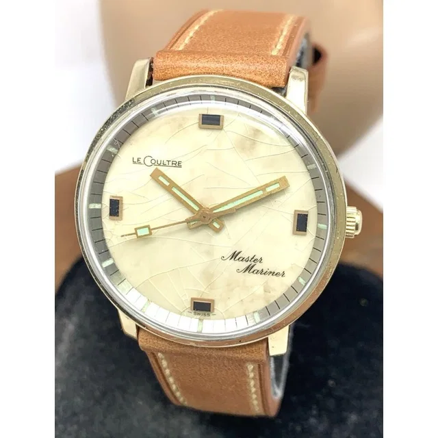 Jaeger-LeCoultre Master Mariner Watch Vintage Swiss Automatic 34mm 10k Gf Case in gold|brown|red Leather from Poshmark