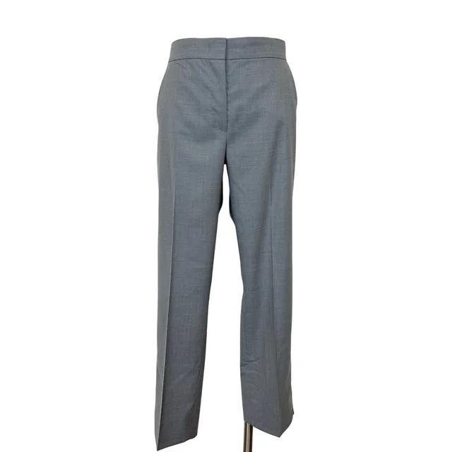 Max Mara Wool Pants Trousers Ankle Mid-Rise Gray Size Us 12 in gray Wool from Poshmark