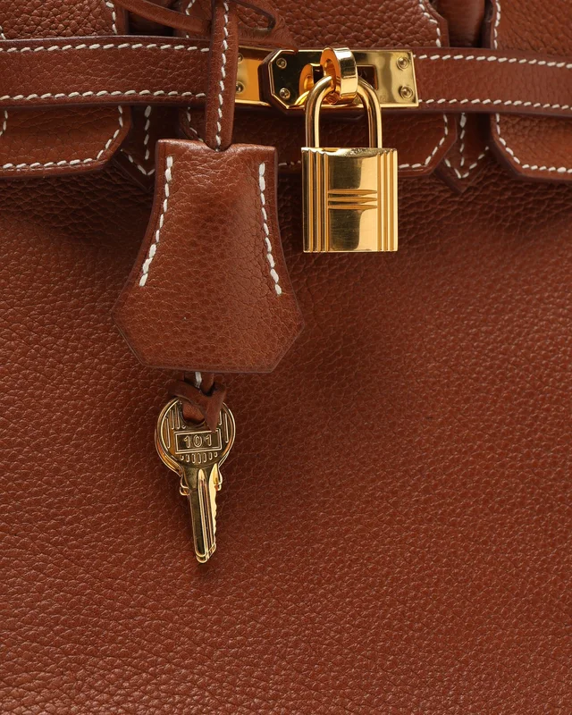 Hermès Birkin 25 Fauve Barenia Faubourg Bag in Leather from A Retro Tale, photo 6 of 13