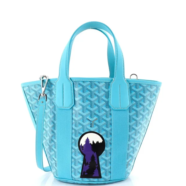 Goyard Belharra Tote Printed Coated Canvas PM in Multicolor Coated canvas from Rebag