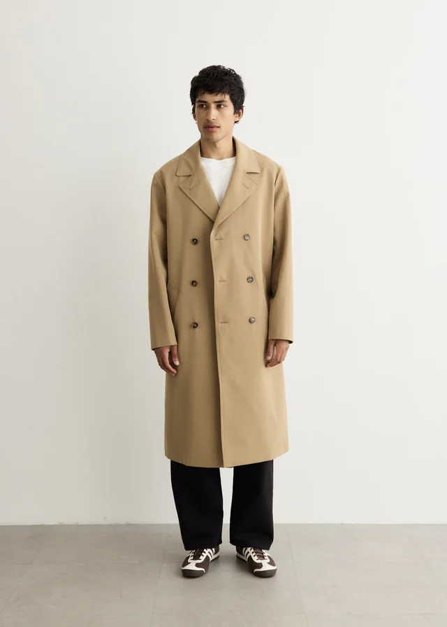A.P.C. Crois Coat in Beige from Incu, photo 1 of 1