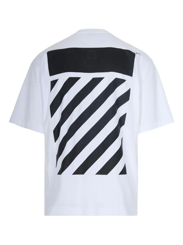Off-White Flannel Diagonal Skate short-sleeve T-shirt, photo 2 of 2 from FARFETCH