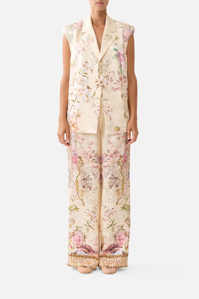 Camilla eBoutique TAILORED SLEEVELESS VEST ADORNED IN ARANJUEZ from CAMILLA, photo 1 of 1