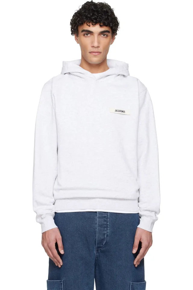 Gray 'The Gros Grain' Hoodie