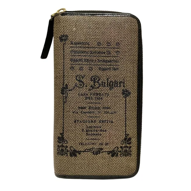 Bvlgari Collezione Long Wallet in Canvas from LuxUness