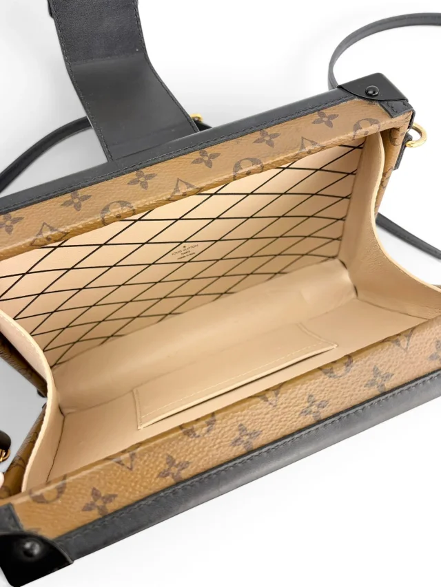 Louis Vuitton Petite Malle Damier Tressage Monogram Canvas and Leather in Coated canvas from Season 2 Consign, photo 10 of 10