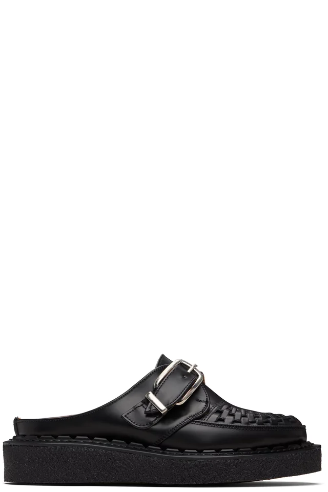George Cox Black Alaska Mule Loafers, image 1 of 1 from SSENSE